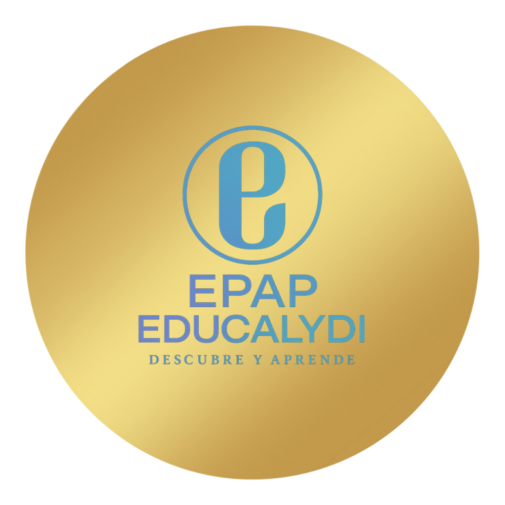 Logo EPAP EDUCALYDI dorado - Licencia de la escuela semilla del Eco-Sistema EPAP